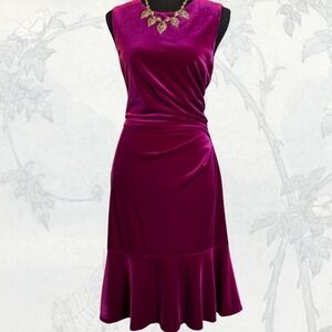 Eliza J Velvet Midi Dress NWT Size 8